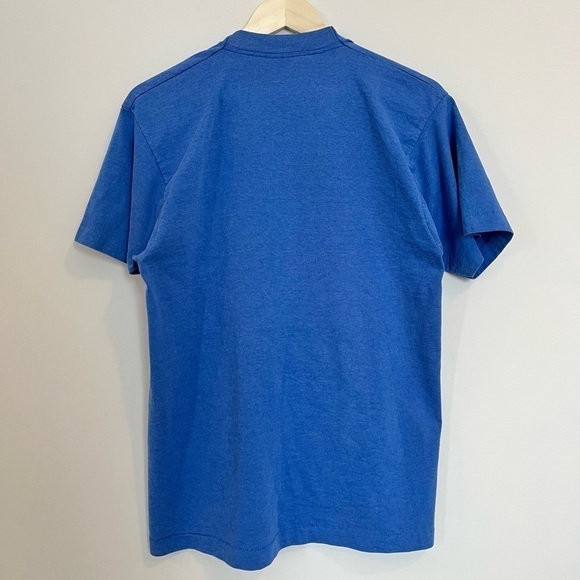 VINTAGE 80s New Orleans Cinco De Mayo Tee Blue Single Stitch Tees Unlimited Med - Picture 10 of 11